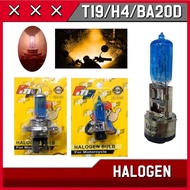MOTORCYCL HALOGEN HEADLIGHT BULB T19 BA20D 35W BARAKO H4