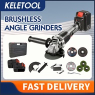 Electric Cordless Angle Grinder Brushless Impact Angle Grinder Variable Speed Grinder
