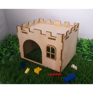 Syrian hamster house hamster cage hamster palace mini hedgehog house