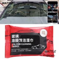 WA-SPORT 5 Bags Car Glass Oil Film Removal Wipes, Portable Dusting Wipes Car Windshield Glass Cleane