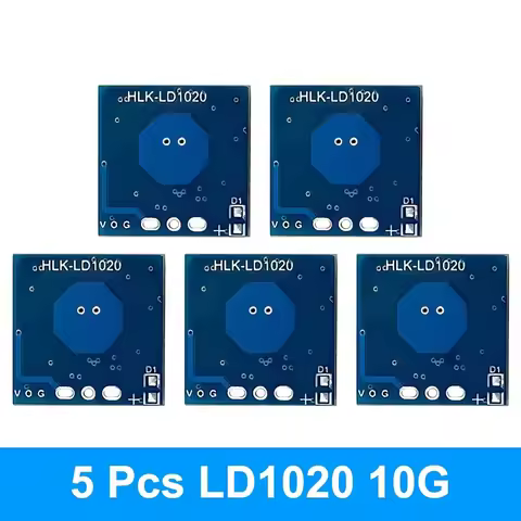 1pc 5 Pcs 10pcs LD1020 10G Intelligent Human Microwave Radar Sensing Module Low Power Micro Motion I