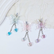 UNGU GANTUNGAN HP Bee Studios | Pixie Glow Keychain Phone Charm 田 Aesthetic Fairy Butterfly Love Pas