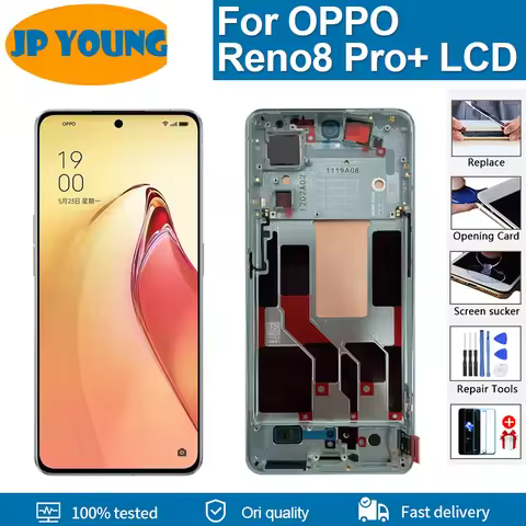 6.7''Original lcd For Oppo Reno8 Pro Plus LCD Display Screen Touch Panel Digitizer For Oppo Reno 8 P