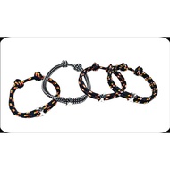 GELANG TALI PERUSIK DENGAN BANDUL X ALLOY/GELANG TALI/GELANG MANIK MANIK