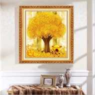 ✢﹍┋5D Diy Money Tree Diamond Painting Cross Stitch Full Square Round Diamond Embroidery Wall