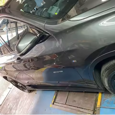 For BMW F20 F21 Side Skirts Extension Rocker Panels Lip Splitters 1 Ser 118i 118d 120i 120d M140i M1