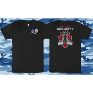 Black Tshirt Security Csg CottonS-5XL