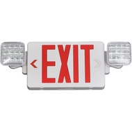 GZRUIYANG Exit Sign with Emergency Lights Red, LED Emergency Exit Light with Battery Backup, UL 924 