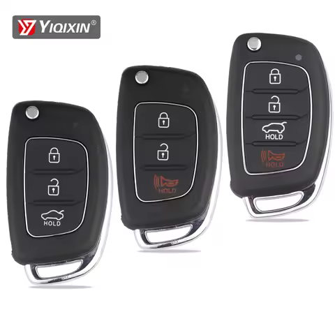 YIQIXIN 3 Buttons Remote Car Key Shell For Hyundai Accent Elantra Solaris Sonata Tucson Santa Fe I10