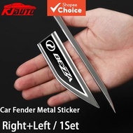 Perodua Bezza Car Side Decorative Metal Sticker Garnish Emblem