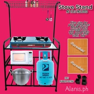 STOVE STAND FOR DOUBLE BURNER STOVE / GAS RACK / KITCHEN RACK / NO TILES INCLUDED / ALANIS.PH