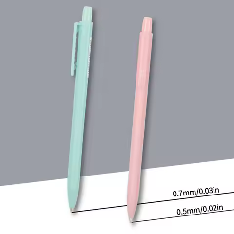 Simple Color Mechanical Pencil 0.5/0.7mm HB Student Automatic Pencil For Kids Gift School Stationery