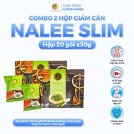 Combo 2 hộp Bột Cacao Giảm Cân NALEE SLIM hỗ trợ giảm mỡ thừa - Hãng Phân Phối Chính Hãng