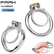 - Flat Doll Ring Doll Exercise Doll Cage Stainless Steel Training Chastity Lock Adult Sex Male Use #