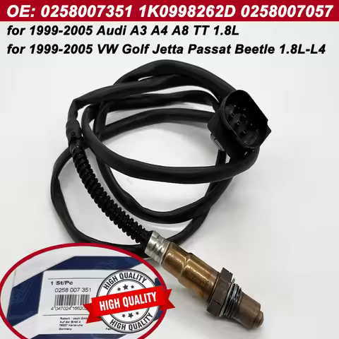 OEM 17014 0258007351 LSU4.2 WideBand O2 Sensor AFR For 1999-2005 VW Jetta Audi A3 A4 A8 1.8L-L4 1K09