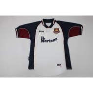 【Retro AAA 】west United Ham 99-01 away retro soccer jersey football # Lampard # in Canio