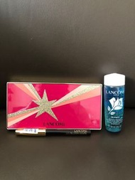 Lancome眼影盤+眼線筆+速效眼部卸妝水
