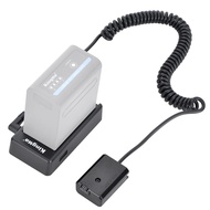 KingMa NP-FW50 Dummy Battery with NP-F Battery Adapter Plate For Sony ZV-E10 A7M2 A7II A7S A7R A7RII