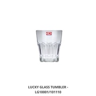 6 pcs Lucky Glass 10oz / Rock Glass / Juice Glass / Gibraltar Rock Glass