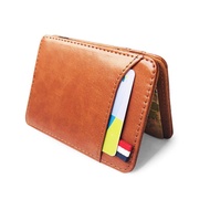 Slim Leather Magic Wallet Men's Fashion Design Credit Wallet Women's Wallet Small Bifold Wallet Men's Briefcase
