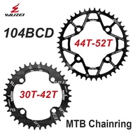 Wuzei 104BCD MTB Chainring Narrow Wide 104 BCD Crown Mountain Bike Sprocket 30 32 34 36 38 40 42T Bi
