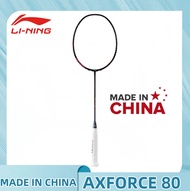 LI-NING Thunderbolt 80/AXFORCE 80 BADMINTON RACQUET (3U/4U/5U) - BLACK - AYPT271
