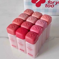 Xiao Zhan Same Style Thailand 4u2 Mousse Lip Mud Matte GIRLFRIENDS Velvet Glaze Long Lasting