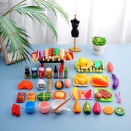 BBQ Toy Set Simulation Kitchen Cooking Toy Pretend 72pcs 58pcs 21pcs For Kids Play M9F9 H7S7