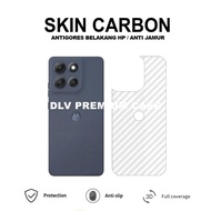 MOTO G06 POWER MOTO G86 POWER SKIN CARBON TRANSPARENT ANTI-SCRATCH ANTI-FUNGUS MOTO G06 POWER MOTO G