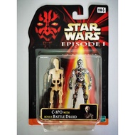 Star Wars Episode 1 C-3PO with Battle Droid Figure