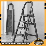 SUP Foldable Ladder Step 3 4 5 6 Step Ladder 300Kg Bearing Slim Ladder Small Step Ladder 53af8