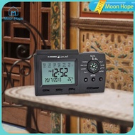 Moon Hope Azan Prayer Alarm Table Clock Islamic Snooze Function Date Temperature