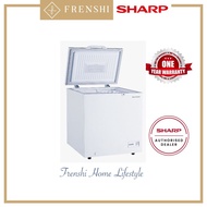 【FREE SHIPPING】Sharp Chest Freezer (110L) SJC118 [ Frenshi ]