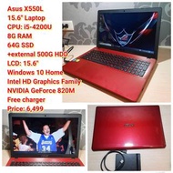 Asus  X550L 15.6" laptopCPU: i5-4200U