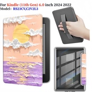 All-New Kindle 11th Gen 6.0 inch RS23CV C2V2L3 6.0 inch Smart Case Painted Premium Cover for Kindle 