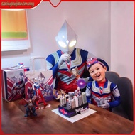 Adult Cyro Obudiga Ultraman Clothes Mask cos Performance Costume Luminous One-Piece Tight Performanc