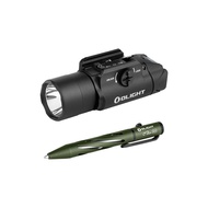OLIGHT PL Turbo Weaponlight, 800-Lumen 515 Meters Long-Range Tactical Flashlight, Bundle with O'Pen