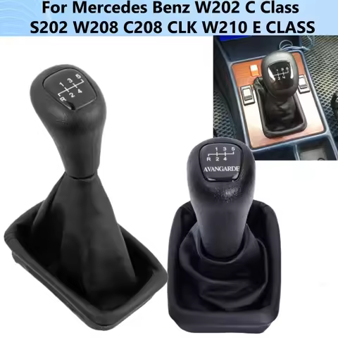 Gear Shift Knob Gaiter Boot for Mercedes Benz W202 C180 C200 C220 C230 / W208 CLK200 CLK230 CLK320 /