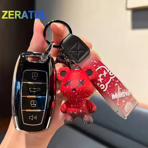 For Haval Jolion Joico Jollein F7 H6 F7x Jolyon F7H Dargo Soft TPU Car Key Case Cover Keychain Acces