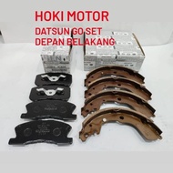 Brake Pad Brake Shoe Datsun Go Brake Pads Set Front Rear Datsun Go Go+ Panca