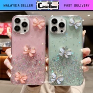HONOR 9X 5G glitter shining transparent 3D butterfly soft case 手机壳