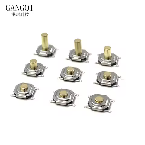 50PCS/LOT SMD 4*4*1.5MM~7MM 4X4X1.5MM~4.3MM Tactile Tact Push Button Micro Switch Momentary Push But