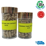 GINSENG TIAN CHI CAPSULE 泡参田七丸 100'S/81'S