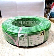 MEGA KABEL 4MM PVC CABLE MEGA 4MM PVC INSULATED CABLE PURE COPPER (SIRIM)