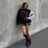 WP Company - Knitwear BOXY Bread Football Knit Unisex Sweater / Men's & Women's Knitted Sweater