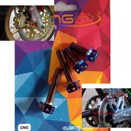 Blue Stenliss Probolt Bolts Ninja RR 150 Old Original Heng Thailand Front Rear Caliper Brekets