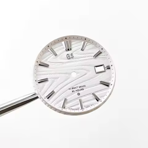 33.5mm NH35 dial GS dial S-pattern mechanical watch 4R35 movement single-date for Seiko mod