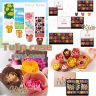 現貨激減中‼️【現貨/預訂】旺角店- *tulip rose Japan 代購* 日本超人氣🇯🇵鬱金香玫瑰花造型曲奇餅🌷 『純花花餅』 2件 ｜4件$115｜6件裝｜ 9件裝 ｜12件｜ 18件｜ 『