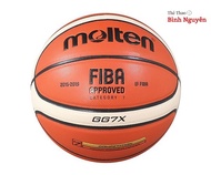 Bóng rổ Molten FIBA GG7X size 7 da PU chơi indoor outdoor TẶNG kim bơm + túi lưới banh đẹp bền bám t