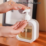 HM07114 500ml plastic bottle for shampoo, transparent shower gel, luxury hand sanitizer oil bottle H